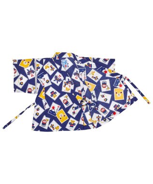 MIKI HOUSE HOT BISCUITS 【ミキハウス】【80-150cm】甚平スーツ 紺