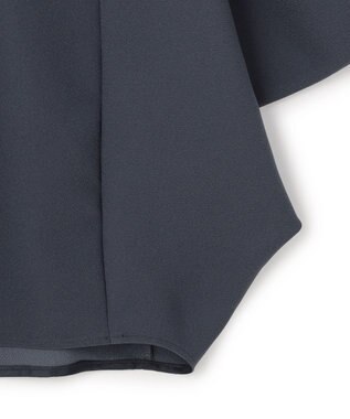 ICB 【先行予約】 FluidBackSatin ドルマンスリーブボウタイブラウス ダルブルー