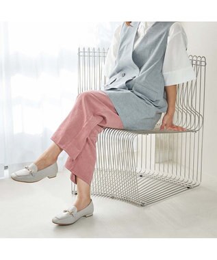 ing <ing>【WEB限定】モカシンビットローファー ホワイトカタオシ