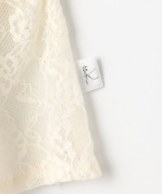 組曲 KIDS 【80-100㎝】スノウレースレイヤードトップス オフホワイト