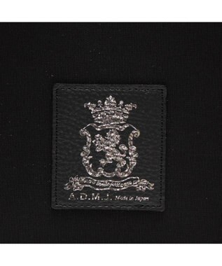 A.D.M.J. 【ファブリック】オフィサー/イタリアンファブリックヘリ巻きトートS ブラック