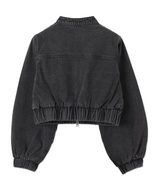 WEGO デニムショートバイカーブルゾン ブラックその他