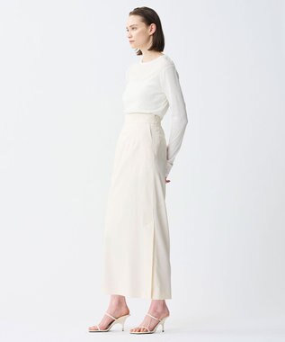 uncrave シアー クルーネック カットソー ホワイト