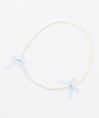 ANY KIDS ネックレス付き ネコTシャツ エクリュ