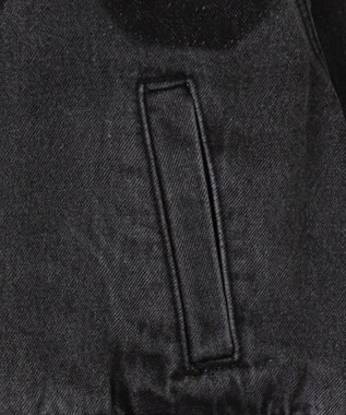 WEGO デニムショートバイカーブルゾン ブラックその他