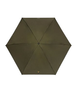 MOONBAT 【軽量】POLO RALPH LAUREN 遮光 晴雨兼用 折りたたみ日傘 無地 ポロベア カーキー