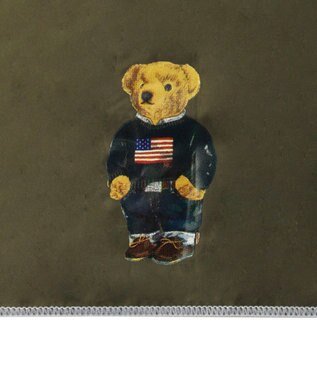 MOONBAT 【軽量】POLO RALPH LAUREN 遮光 晴雨兼用 折りたたみ日傘 無地 ポロベア カーキー