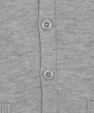 WEGO 【WEB限定/2025年秋冬新作//洗濯OK/毛玉レス/MLXLサイズ展開/オフィス/カジュアル】ベーシックニットカーディガン 杢グレー