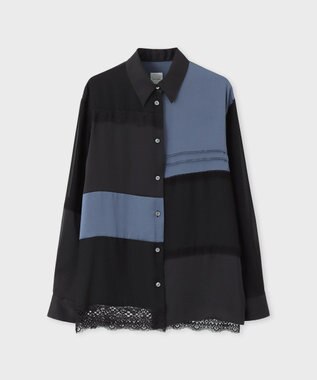 美品Paul Smith BLACKウール100% 牛革留め オンワード樫山 M 美品✨Paul Smith BLACKウール100% 牛革留め オンワード樫山