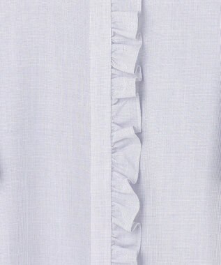 組曲 L 【先行予約】ニューリヨセルシャーティング フロントフリルブラウス ベビーブルー系