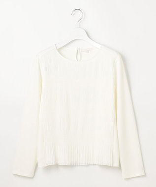 自由区 プリーツコンビジャージ ブラウス