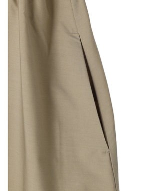 Green Parks ・Ｄｏｕｂｌｅ　Ｆｌａｇｓ　シャーリングノースリワンピ Beige