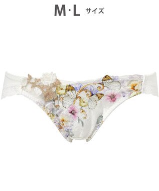 WACOAL ショーツ 【リボンブラ 脇すっきり】 BXB483とペア はきこみ丈あさめ ナイロンベア天竺素材(バック) レディース PXB183 /ワコール