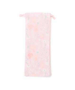 Chacott フラワー半メッシュ巾着S ロイヤルピンク