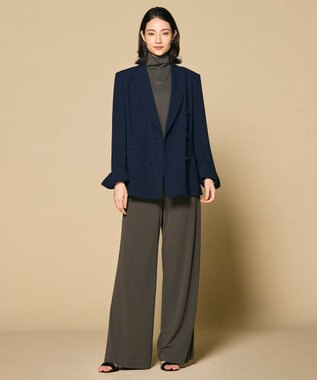 BEIGE， 【洗える】CINDY / ダブルブレストジャケット Navy