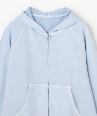 ANY ピグメントパーカー ライトブルー