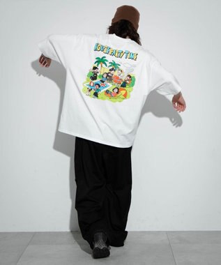 WEGO 【ユニセックス着用ITEM/MLサイズ展開】別注NEW　JACKグラフィックT（S） ホワイトその他