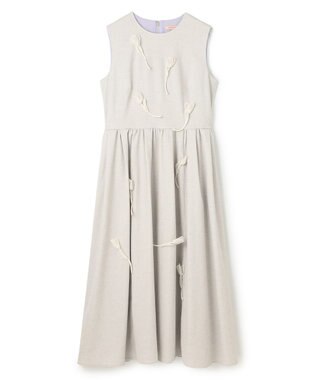 TOCCA 【洗える】TULIP FLUFF ドレス ライトグレー系