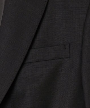 23区 【セットアップ対応】ラフィーネウール 二つ釦 ジャケット ブラック系