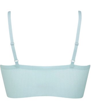 WACOAL 【GOCOCi ゴコチ】 ノンワイヤーブラ ハーフトップ ベタつきにくく乾きやすい 通気性がよい 立体的なバストシルエット ブラトップ レディース CGG271 /ワコール サックス