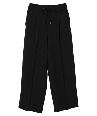 earth music&ecology リネンライクワイドパンツ Black