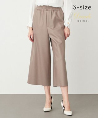 BEIGE， 【S-size】CORBY / ワイドパンツ Taupe