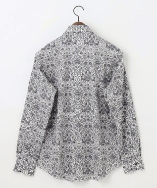 JOSEPH ABBOUD 【キングサイズ・英国リバティ社・纏うアート・柄で魅せる】リバティプリント シャツ　25AW ホワイト系5