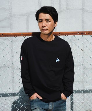SHARE PARK MENS 【UVケア・吸水速乾・ストレッチ・軽量 】エンブレムTシャツ（L・XLサイズ） ブラック系