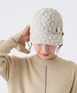 ATRENA rinon dot carre リバーCAP キャップ ベージュ