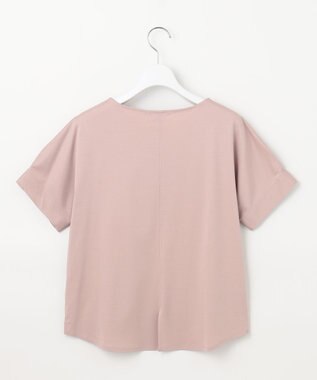J.PRESS LADIES L 【接触冷感】コットンスムース フレンチスリーブ カットソー ピンク系