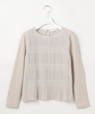 自由区 プリーツコンビジャージ ブラウス