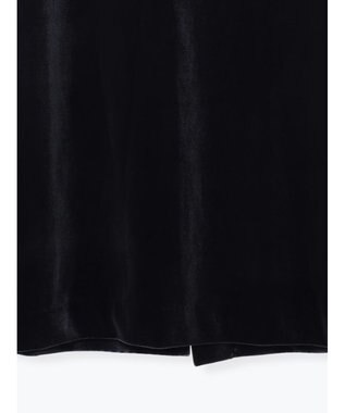 Te chichi ベロアナロースカート《2025Autumn catalog vol.2 item》 ネイビー