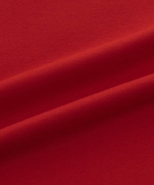 HAAG スマイルコットン BACK RIB T-SHIRTS Tシャツ レッド