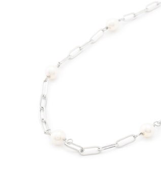 TOCCA SPRINKLE PEARL NECKLACE 淡水パールネックレス シルバー系