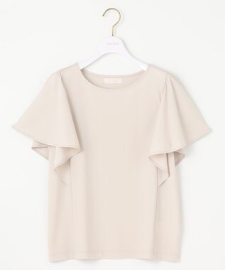 ANY SIS 【洗える】フリルスリーブ カットソー アイボリー