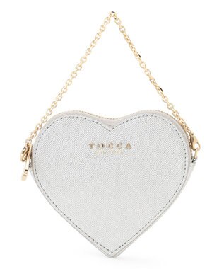 TOCCA 【八木アリサさん着用】WISH IN HEART CHARM POUCH チャームポーチ シルバー系