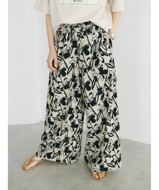 CRAFT STANDARD BOUTIQUE アートフラワーシャーリングパンツ