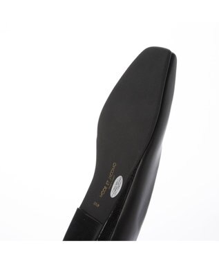 MODE ET JACOMO <MODE ET JACOMO>スクエアトゥフラットパンプス ブラック