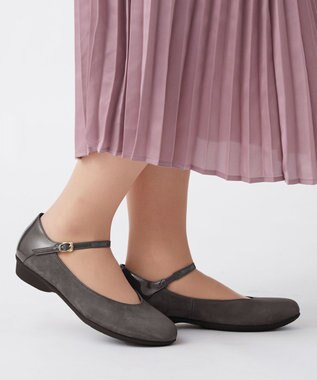 ASICS WALKING ペダラ レディース 3E  2.0CMヒール グレー系