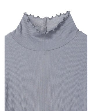 earth music&ecology コットンシアータートルネックプルオーバー Sax