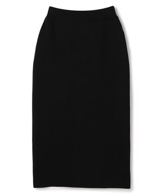 UNFILO BEAUTY FORM KNIT ペプラムセットアップ ブラック