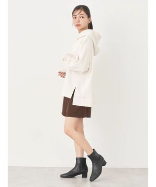 earth music&ecology ダンボールパーカー Ivory