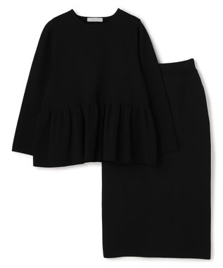 BEAUTY FORM KNIT ペプラムセットアップ