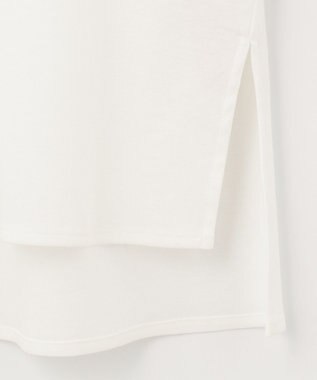 自由区 【洗える】エンブロイダリー スキッパーチュニック アイボリー系