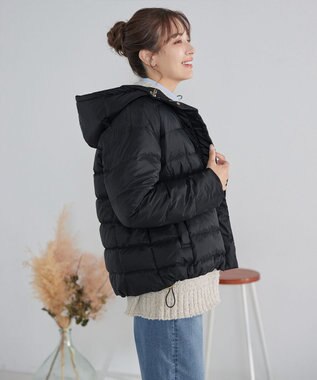 Tiaclasse リバーシブルダウンジャケット ブラック