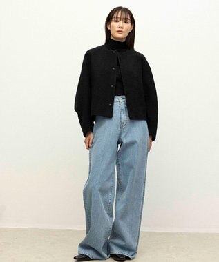 NAVE 【ReNAVE】ネップツイード ジャケット ブラック系