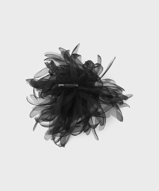 GRACE CONTINENTAL ボリュームカールコサージュ ブラック