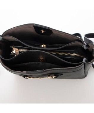 UNBILLION カシュカシュ cachecache / ビット金具付きミニショルダーバッグ ブラック