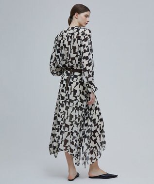 BEIGE， LUCIE / ランダムヘムスカート Absinthe×Brown