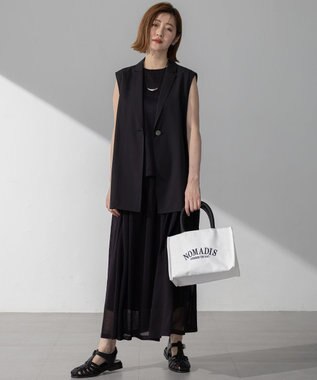 23区 メタルバートップ ネックレス シルバー系